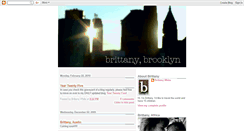 Desktop Screenshot of brittanynyc.blogspot.com