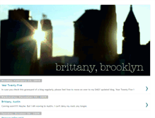 Tablet Screenshot of brittanynyc.blogspot.com