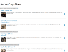 Tablet Screenshot of marinecorpsnews.blogspot.com