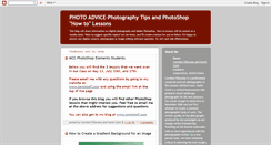 Desktop Screenshot of photoadvice.blogspot.com