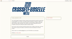 Desktop Screenshot of crossfitrosellefoundations.blogspot.com