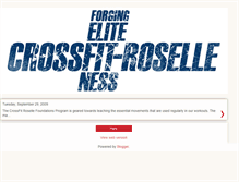 Tablet Screenshot of crossfitrosellefoundations.blogspot.com