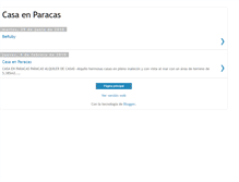 Tablet Screenshot of casaenparacas.blogspot.com