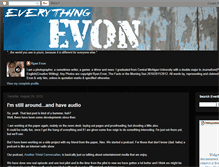 Tablet Screenshot of everythingevon.blogspot.com