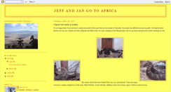 Desktop Screenshot of jeffandjangotoafrica.blogspot.com
