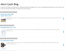 Tablet Screenshot of alex-cycle.blogspot.com