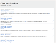 Tablet Screenshot of ciberaulasanblas.blogspot.com