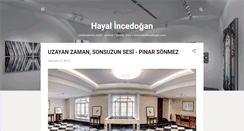 Desktop Screenshot of hayalincedogan.blogspot.com