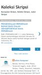 Mobile Screenshot of koleksi-skripsi.blogspot.com