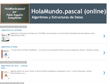 Tablet Screenshot of holamundopascal.blogspot.com