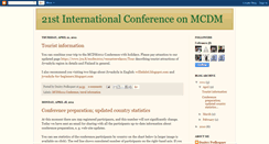 Desktop Screenshot of mcdm2011.blogspot.com