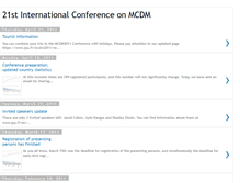 Tablet Screenshot of mcdm2011.blogspot.com