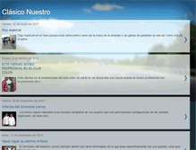 Tablet Screenshot of clasiconuestro.blogspot.com