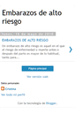 Mobile Screenshot of cristina-embarazosdealtoriesgo.blogspot.com