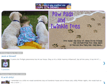 Tablet Screenshot of pawpadsandtwinkletoes.blogspot.com