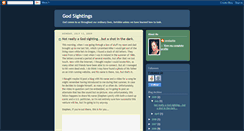 Desktop Screenshot of godsightings.blogspot.com