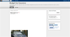 Desktop Screenshot of budget-car-insurances.blogspot.com