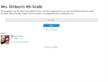 Tablet Screenshot of mrsornburns4thgrade.blogspot.com