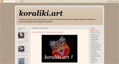 Desktop Screenshot of koralikiart.blogspot.com