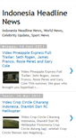 Mobile Screenshot of indonesia-headline.blogspot.com