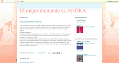 Desktop Screenshot of elmejormomentoesahora.blogspot.com