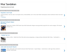 Tablet Screenshot of nisa-sandakan.blogspot.com