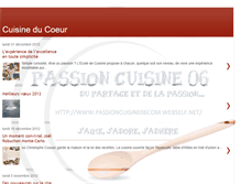 Tablet Screenshot of olivier-lamourdecuisiner.blogspot.com