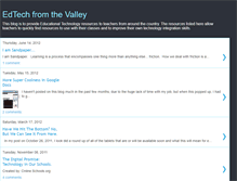 Tablet Screenshot of edtechvalley.blogspot.com