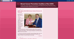 Desktop Screenshot of breastcancerpreventioncoalition.blogspot.com