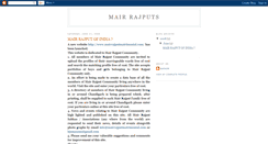 Desktop Screenshot of mairrajputmatrimonial.blogspot.com