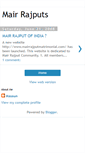 Mobile Screenshot of mairrajputmatrimonial.blogspot.com