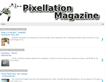 Tablet Screenshot of pixellationmagazine.blogspot.com