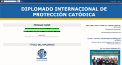 Desktop Screenshot of diplomadodeproteccioncatodica.blogspot.com