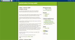 Desktop Screenshot of burungwalid.blogspot.com