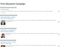 Tablet Screenshot of freeeducationcampaign.blogspot.com