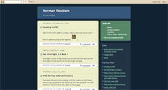 Desktop Screenshot of normanheadlam.blogspot.com