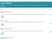 Tablet Screenshot of apk-utilities.blogspot.com