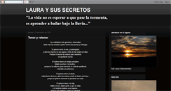 Desktop Screenshot of lauraysussecretos.blogspot.com