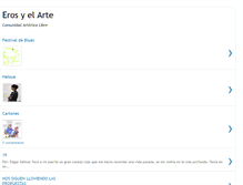 Tablet Screenshot of erosyelarte.blogspot.com