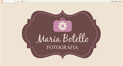 Desktop Screenshot of mariabotellofotografia.blogspot.com