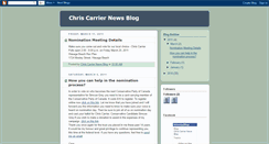Desktop Screenshot of chriscarrier-newsblog.blogspot.com