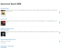 Tablet Screenshot of myxtremeband.blogspot.com