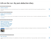 Tablet Screenshot of lifeontherunmypost-abductiondiary.blogspot.com