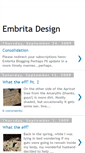 Mobile Screenshot of embritadesign.blogspot.com