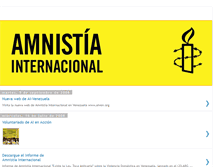 Tablet Screenshot of amnistiainternacional.blogspot.com