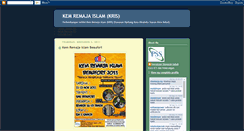 Desktop Screenshot of kem-remaja-islam.blogspot.com