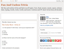 Tablet Screenshot of fun-useless-info.blogspot.com
