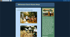 Desktop Screenshot of deliverancechurchkisumu.blogspot.com