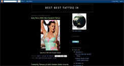 Desktop Screenshot of bestbesttattooin.blogspot.com
