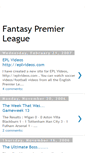 Mobile Screenshot of fantasypremleague.blogspot.com